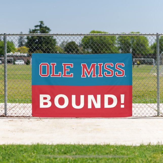 University of Mississippi | Ole Miss Wordmark Banner (Insitu)