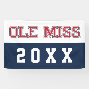 University of Mississippi Ole Miss Wordmark Banner