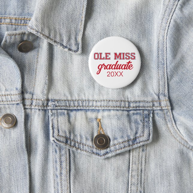 University of Mississippi | Ole Miss Wordmark Button (In Situ)