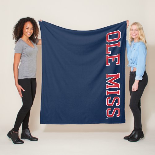 University of Mississippi  Ole Miss Wordmark Fleece Blanket