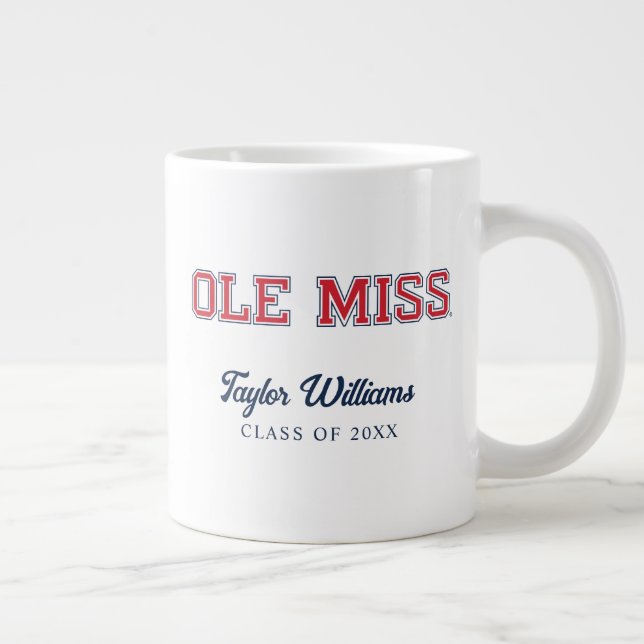 University of Mississippi | Ole Miss Wordmark Giant Coffee Mug (Right)