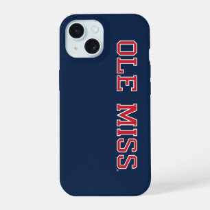 University of Mississippi Ole Miss Wordmark iPhone 15 Case