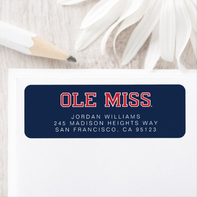 University of Mississippi | Ole Miss Wordmark Label (Insitu)