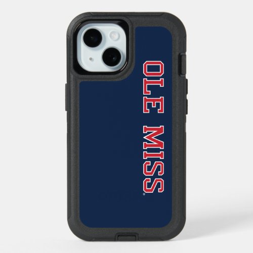 University of Mississippi  Ole Miss Wordmark iPhone 15 Case