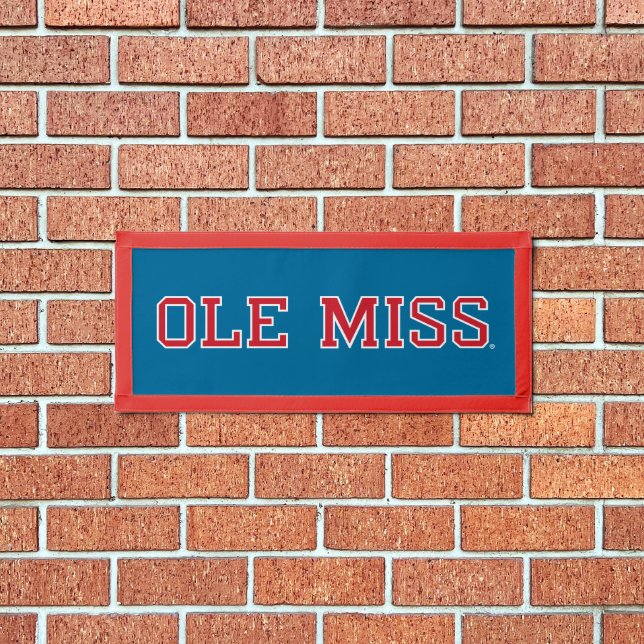 University of Mississippi | Ole Miss Wordmark Pennant (Insitu 1)