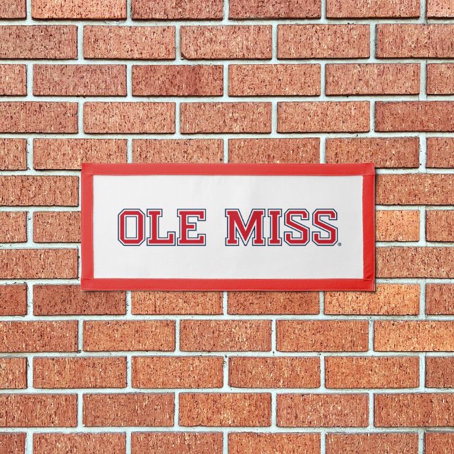 University of Mississippi | Ole Miss Wordmark Pennant (Insitu 1)