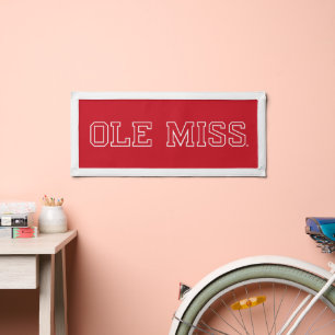 University of Mississippi Ole Miss Wordmark Pennant