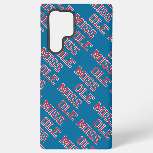 University of Mississippi | Ole Miss Wordmark Samsung Galaxy Case (Back)