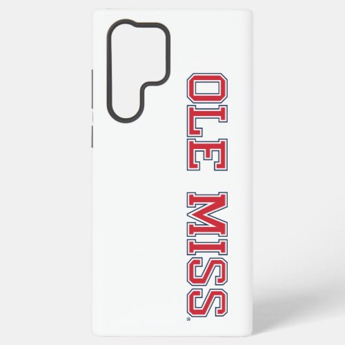 University of Mississippi  Ole Miss Wordmark Samsung Galaxy S22 Ultra Case