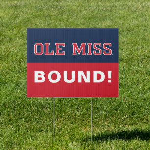 University of Mississippi   Ole Miss Wordmark Sign