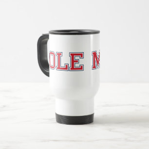 University of Mississippi Ole Miss Wordmark Travel Mug