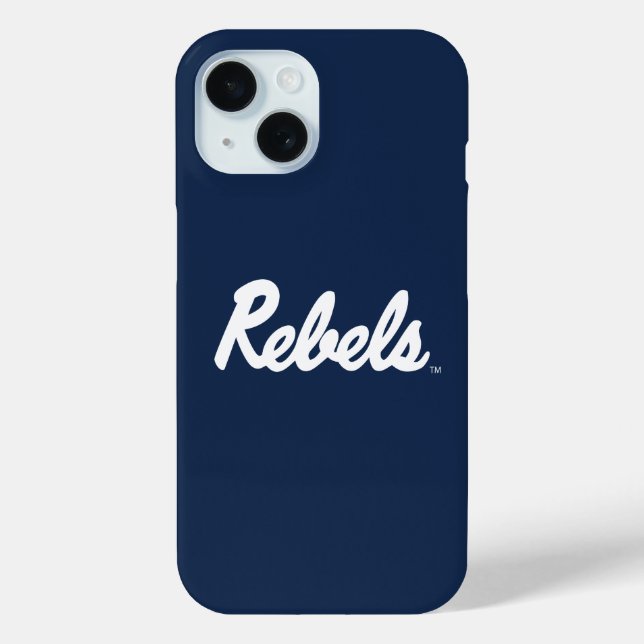 University of Mississippi | Rebels Script Case-Mate iPhone Case (Back)