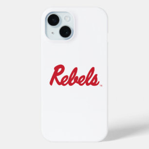 University of Mississippi   Rebels Script iPhone 15 Case