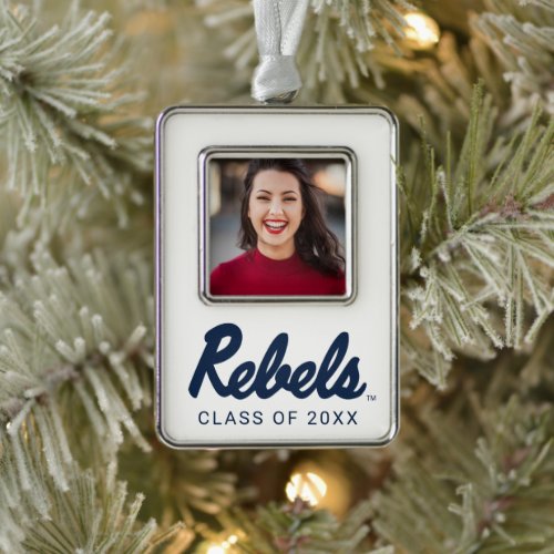 University of Mississippi  Rebels Script Christmas Ornament