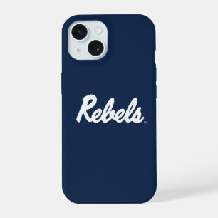 University of Mississippi   Rebels Script iPhone 15 Case