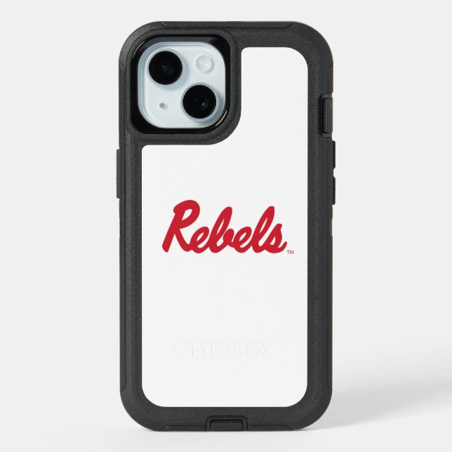 University of Mississippi | Rebels Script iPhone 15 Case (Back)