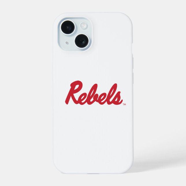 University of Mississippi | Rebels Script Iphone Case (Back)