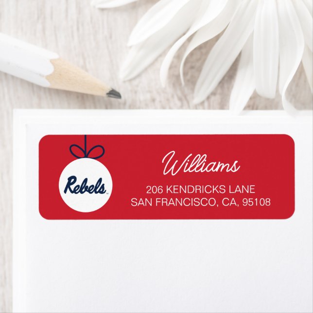 University of Mississippi | Rebels Script Label (Insitu)