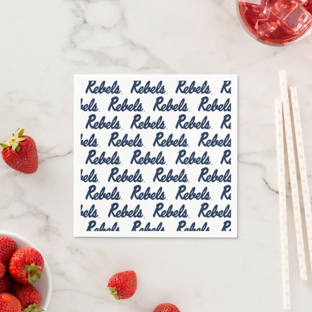 University of Mississippi | Rebels Script Napkins (Insitu)