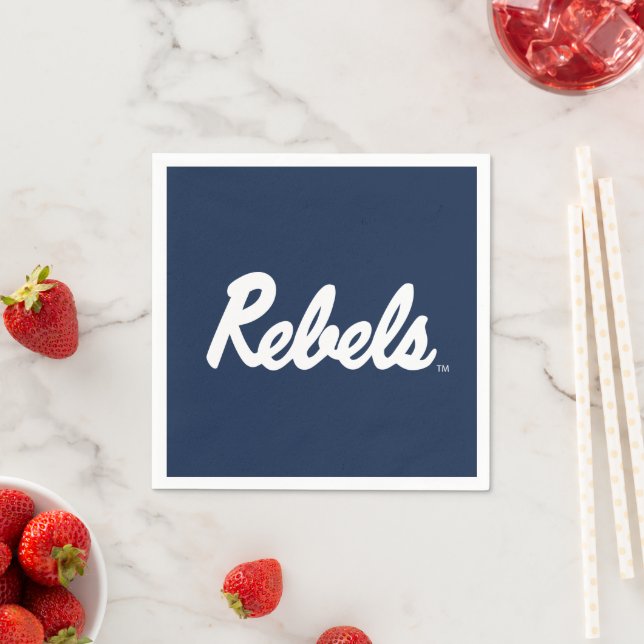 University of Mississippi | Rebels Script Napkins (Insitu)