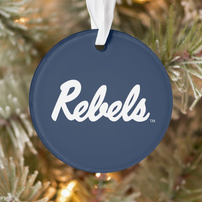 University of Mississippi | Rebels Script Ornament (Tree)