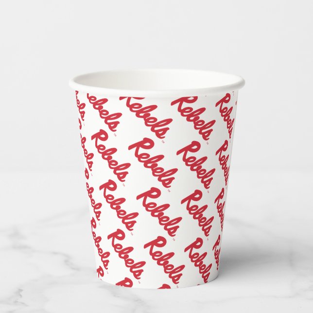 University of Mississippi | Rebels Script Paper Cups (Back)