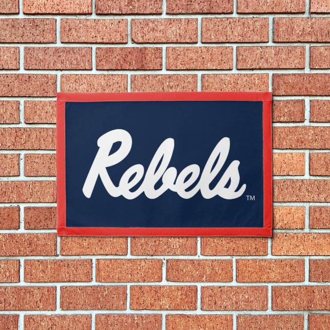 University of Mississippi | Rebels Script Pennant (Insitu 1)
