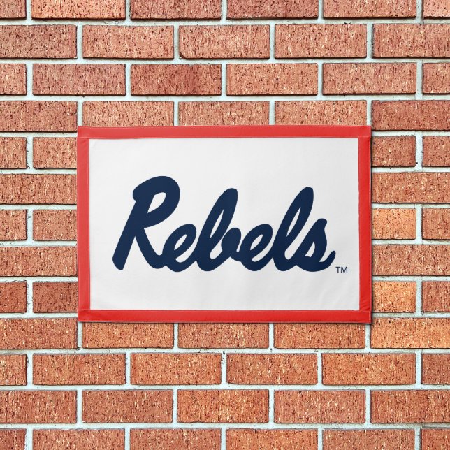 University of Mississippi | Rebels Script Pennant (Insitu 1)