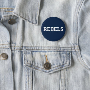 University of Mississippi Rebels Wordmark Button