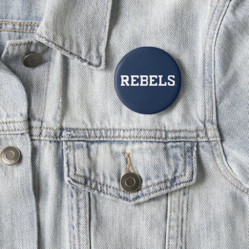 University of Mississippi  Rebels Wordmark Button