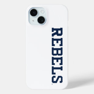 University of Mississippi   Rebels Wordmark iPhone 15 Case