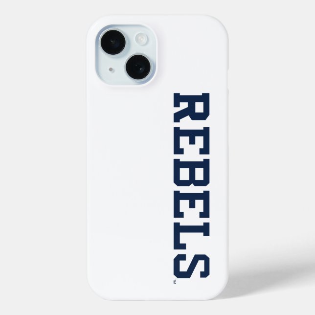 University of Mississippi | Rebels Wordmark Case-Mate iPhone Case (Back)