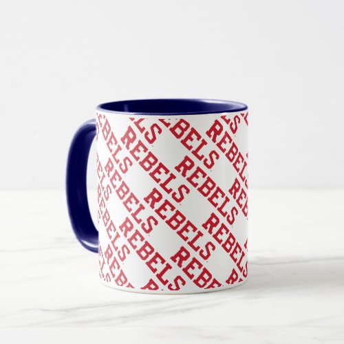 University of Mississippi  Rebels Wordmark Mug