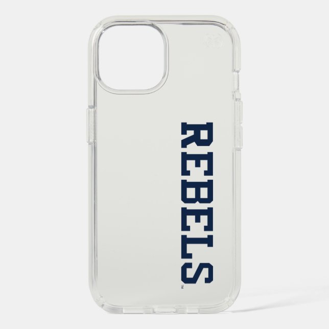 University of Mississippi | Rebels Wordmark Speck iPhone Case (Front)