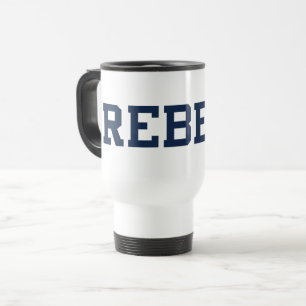 University of Mississippi   Rebels Wordmark Travel Mug