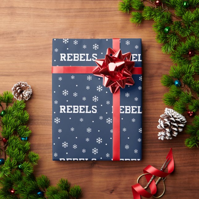 University of Mississippi | Rebels Wordmark Wrapping Paper (Holiday Gift)