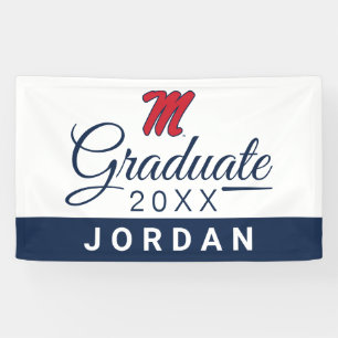 University of Mississippi Script M Banner