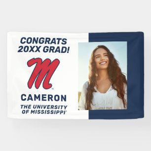 University of Mississippi Script M Banner