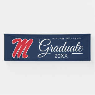University of Mississippi Script M Banner