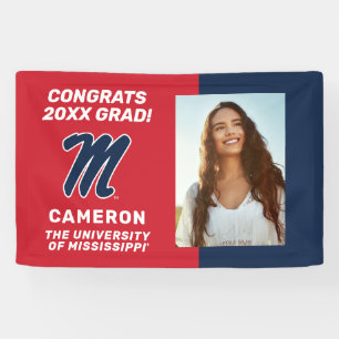 University of Mississippi Script M Banner