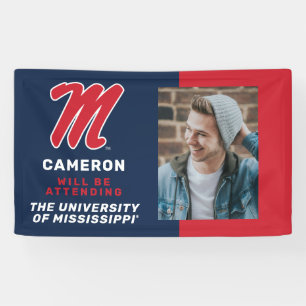 University of Mississippi Script M Banner
