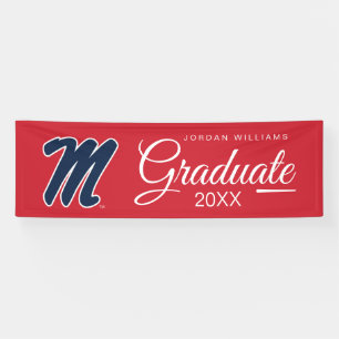 University of Mississippi Script M Banner