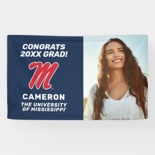 University of Mississippi Script M Banner