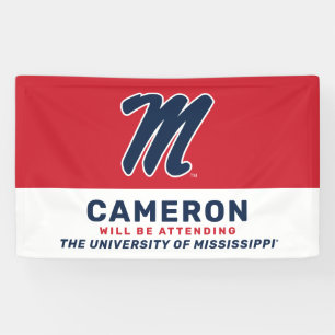 University of Mississippi Script M Banner