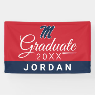 University of Mississippi Script M Banner