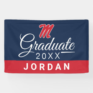 University of Mississippi Script M Banner