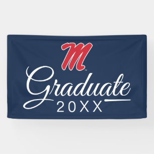 University of Mississippi Script M Banner