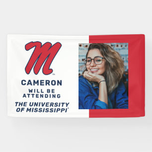 University of Mississippi Script M Banner
