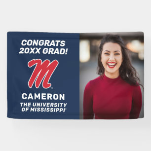 University of Mississippi Script M Banner