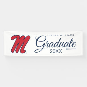University of Mississippi Script M Banner